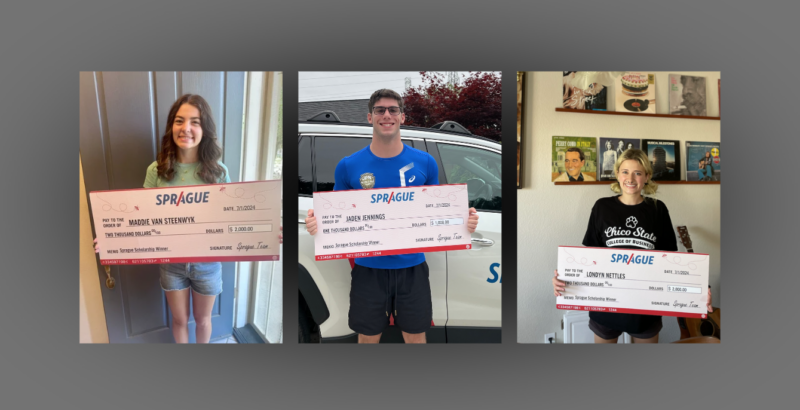 Sprague Announces 4th Annual Scholarship Recipients